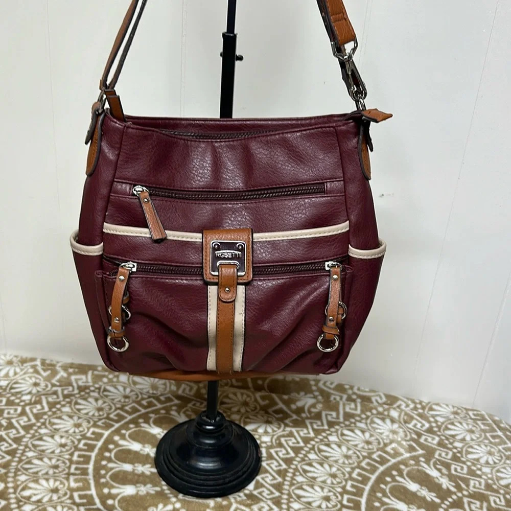 Rosetti Faux Leather Crossbody Bag